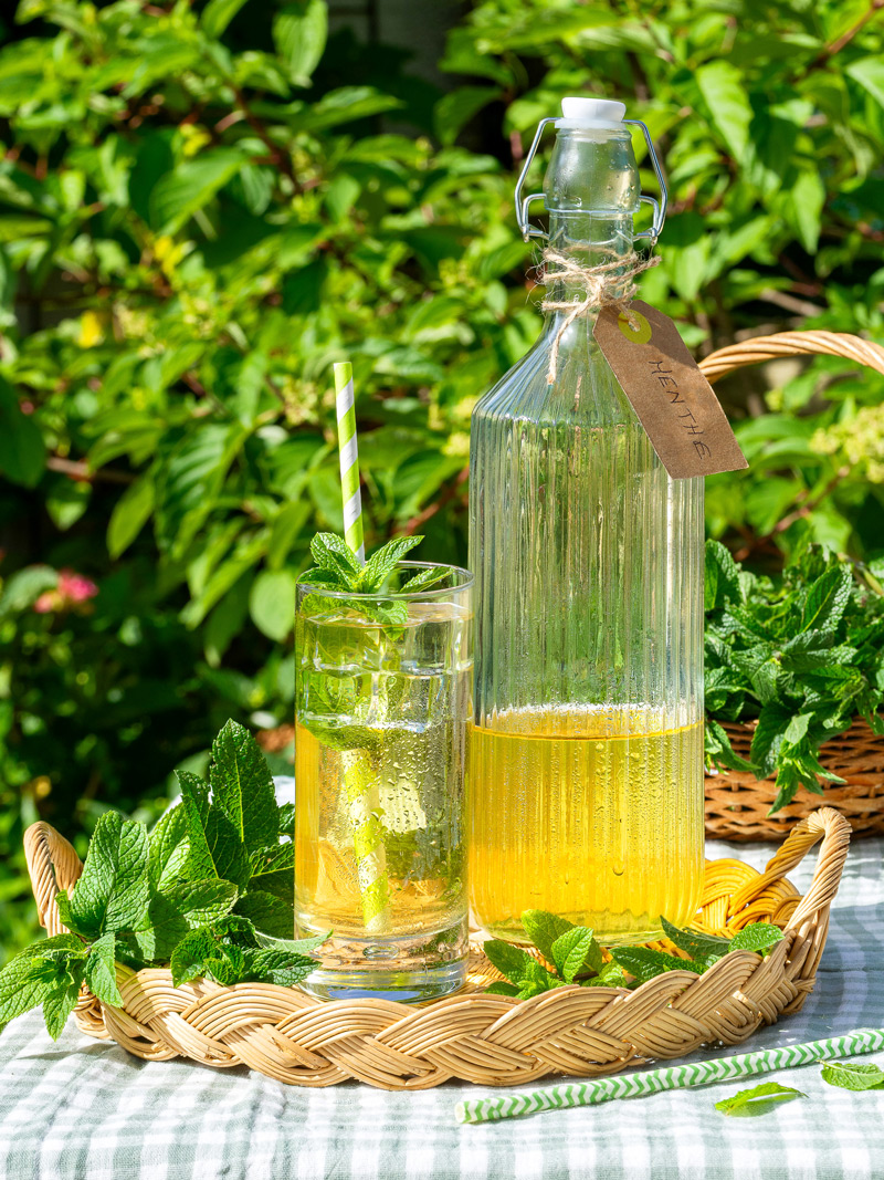 Sirop de menthe maison