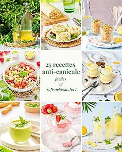 25 recettes anti-canicule pour se régaler quand il fait chaud