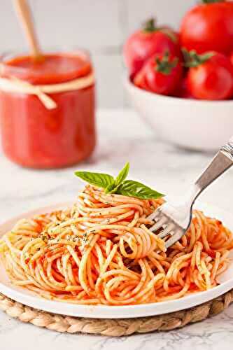 Sauce tomate maison rapide