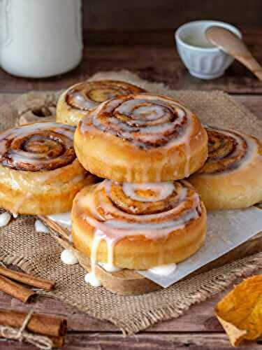 Cinnamon rolls moelleux