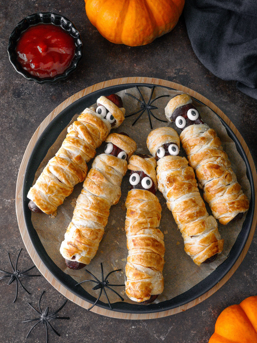 Momies saucisses pour Halloween