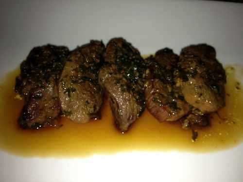 Aiguillettes de canard sauce soja