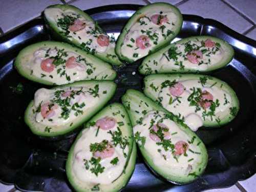 Avocats aux crevettes