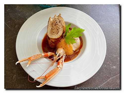 Ballotines de volailles aux langoustines