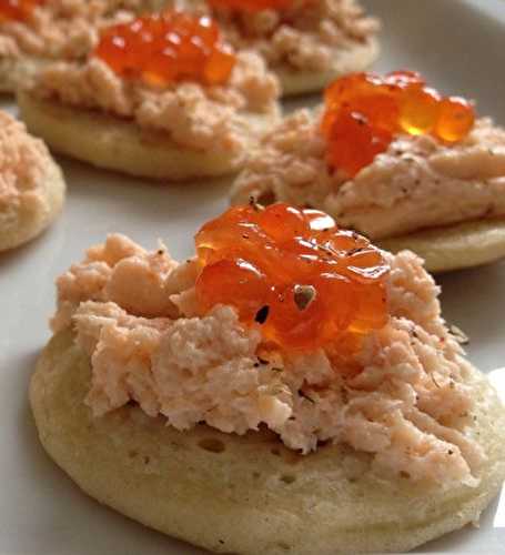 Blinis au tamara de Saint Jacques