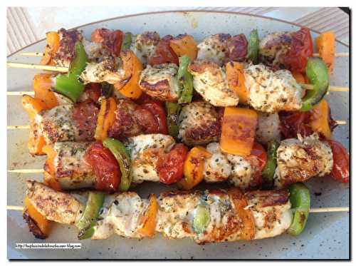 Brochettes de dinde