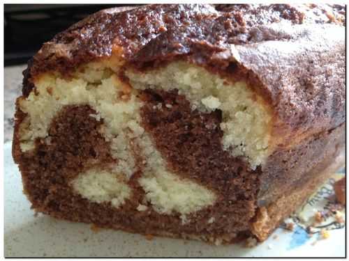 Cake marbré - Les plaisirs de la bouche