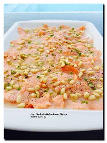 Carpaccio de truite