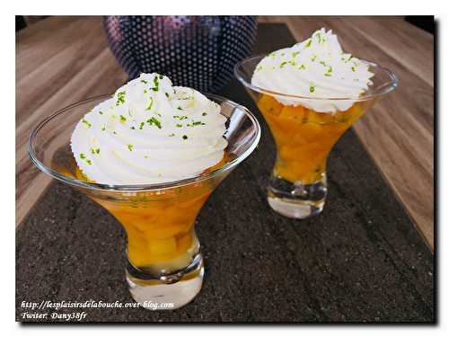 Chantilly au citron vert