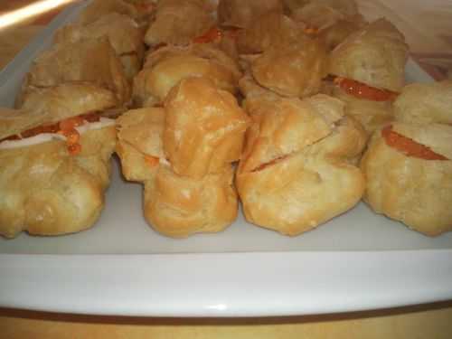 Choux au saumon