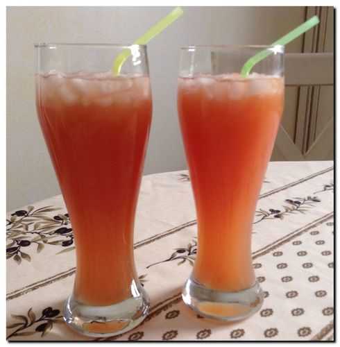 Cocktail Afterglow (Version LPDLB) avec ou sans alcool - Les plaisirs de la bouche