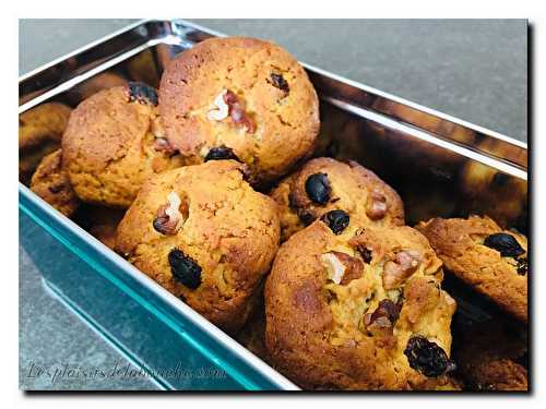 Cookies noix et rasins - Les plaisirs de la bouche