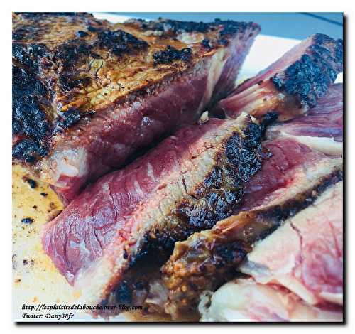 Côte de bœuf au pesto Rosso cuite à la plancha - Les plaisirs de la bouche