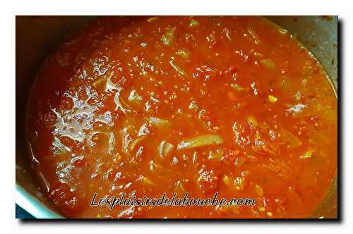 Coulis de tomates du jardin