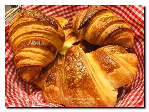 Croissants pâte feuilletée levée