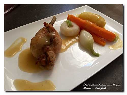 Cuisses de poulets rôties avec ses légumes glacés  - Les plaisirs de la bouche