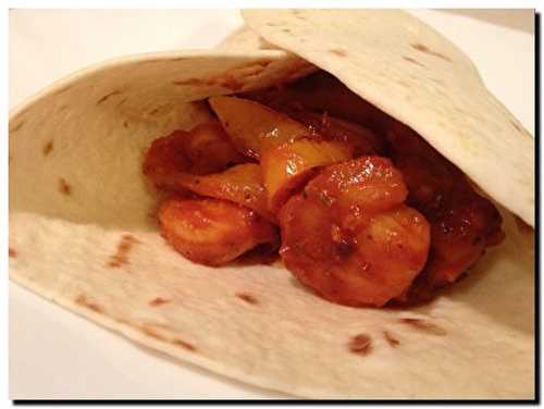 Faritas (wraps) aux crevettes