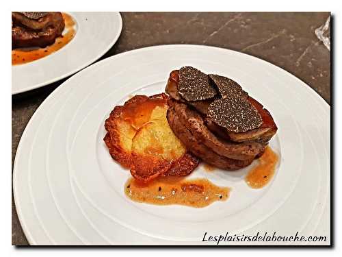 Filet de boeuf Rossini truffé et pomme de terre Maxim's