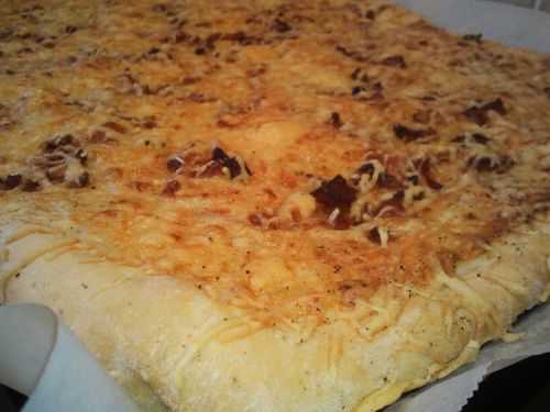 Fougasse lardon /béchamel/fromage - Les plaisirs de la bouche