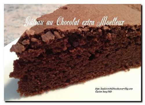 Gâteau au chocolat extra moelleux - Les plaisirs de la bouche