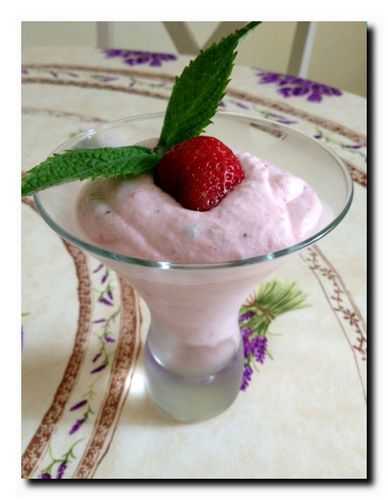 Mousse de fraises