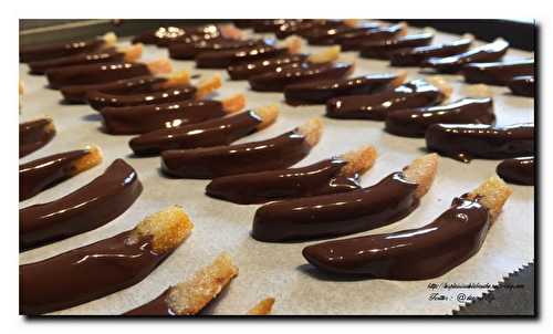 Orangettes aux chocolat noir