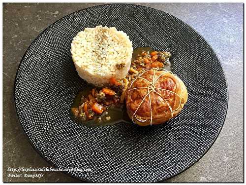 Paupiettes de veau ou de dinde façon Paul Bocuse (Recette issue du livre Institut Paul Bocuse)