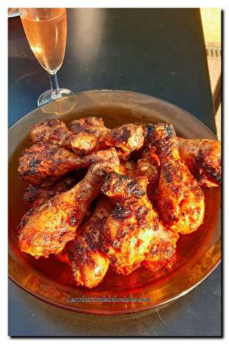 Pilons de poulets au barbecue marinade Buffalo