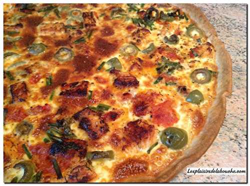 Quiche au saumon frais