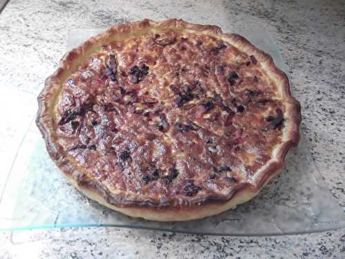 Quiche aux lardons et oignons