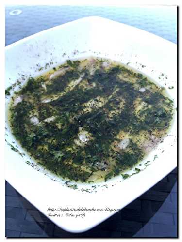Sardines aux citron ,huile d'olive et herbes fraîches  - Les plaisirs de la bouche