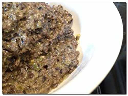 Tapenade aux olives noires - Les plaisirs de la bouche