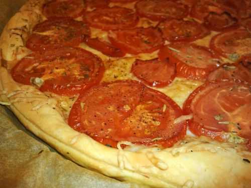 Tarte à la tomate (rapide et légère)