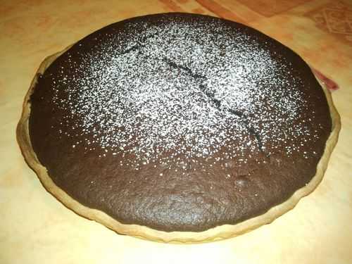 Tarte Amandine au chocolat