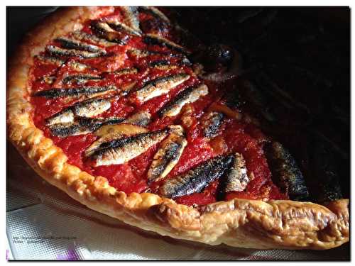 Tarte aux anchois