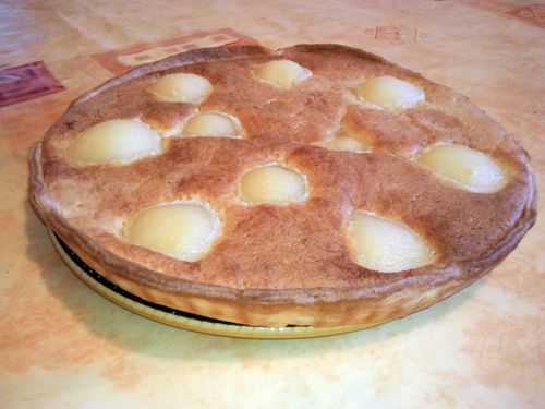 Tarte aux poires Amandine