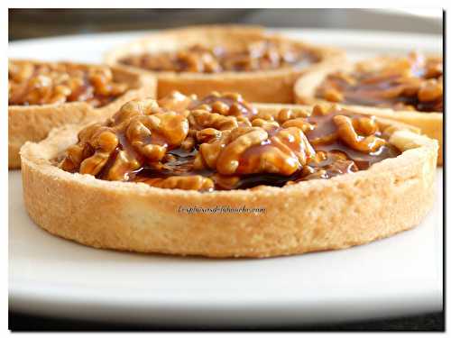 Tartelettes aux noix et caramel beurre salé