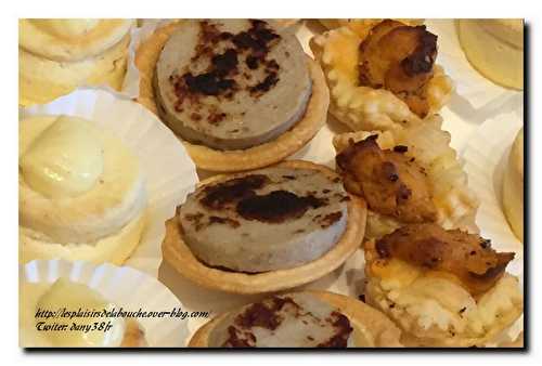 Tartelettes boudin blanc au pomme  - Les plaisirs de la bouche