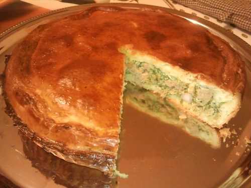 Tourte aux crevettes et au Thon