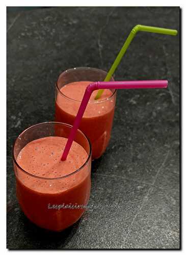 Smoothie aux fraises