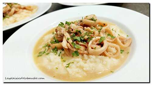 Risotto aux calamars