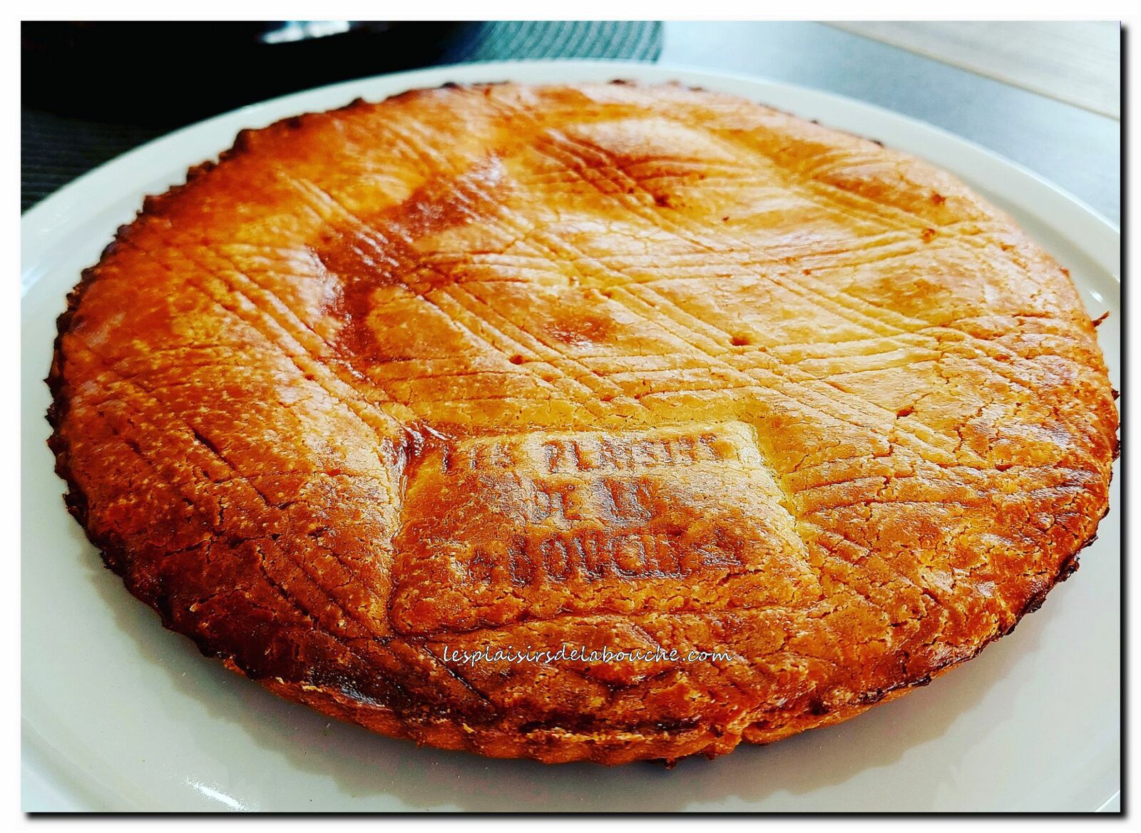 Galette bretonne à la crème de pruneaux