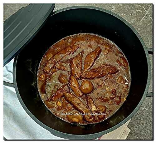 Émincé de bœuf aux champignons