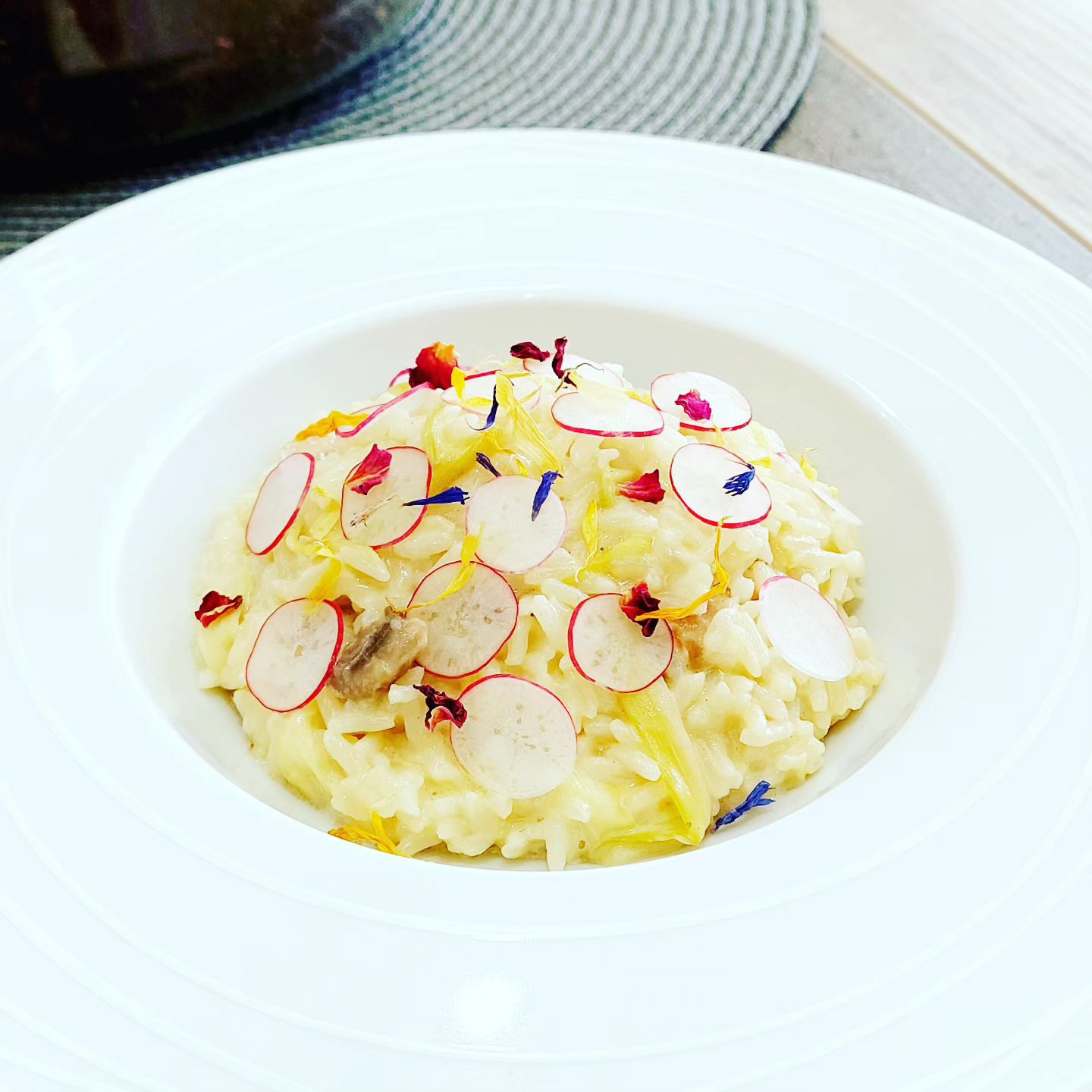 Riz façon risotto aux chutes d’asperges