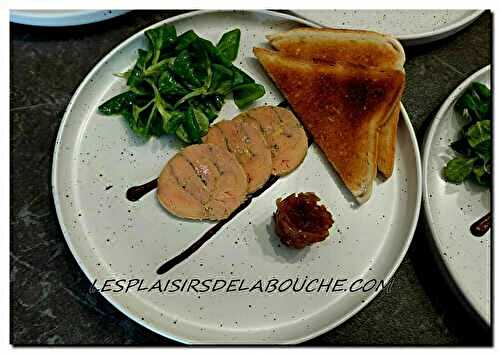 Foie gras cuit sous vide à basse température