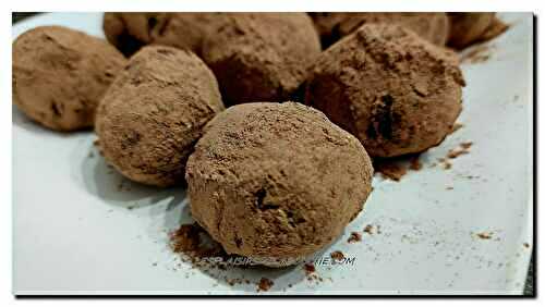 Truffes chocolat caramel