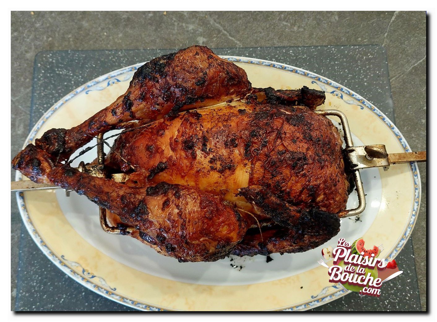 Poulet à la broche comme au marché
