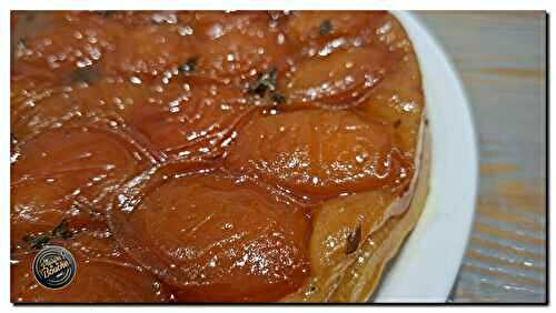 Tarte tatin aux abricots frais