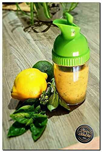 Vinaigrette au citron et basilic
