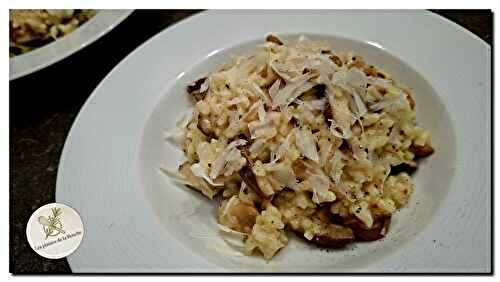 Risotto aux champignons et châtaignes 